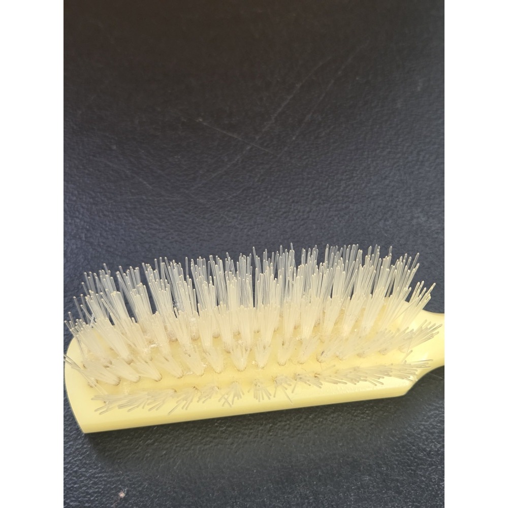 Stanley Lady Catherine Vintage All Nylon 5 Row Hairbrush Pre-owned-Ivory - Picture 2 of 14